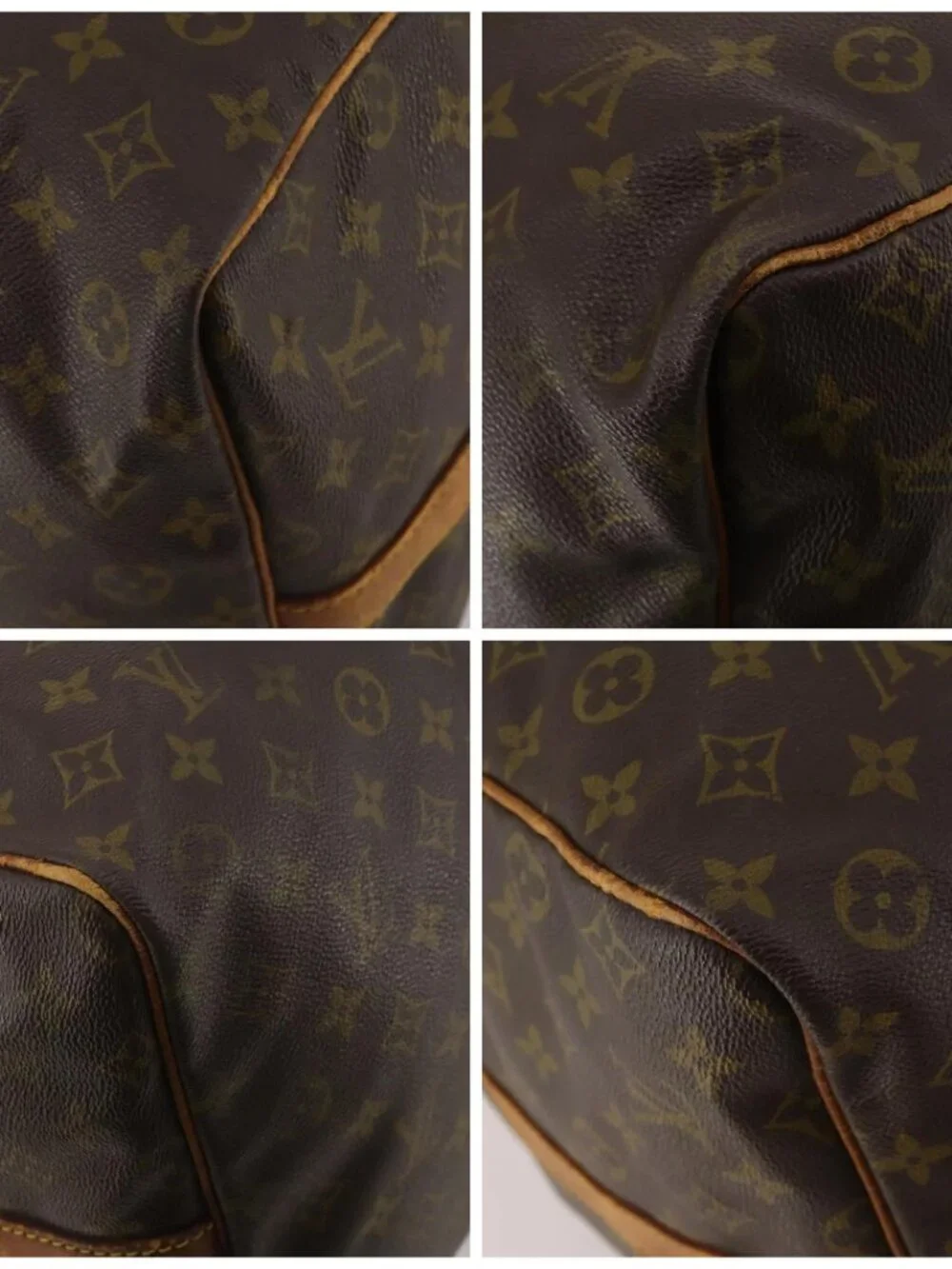 LOUIS VUITTON Monogram Keepall Bandouliere 60 Boston Bag M41412 LV Auth 187517